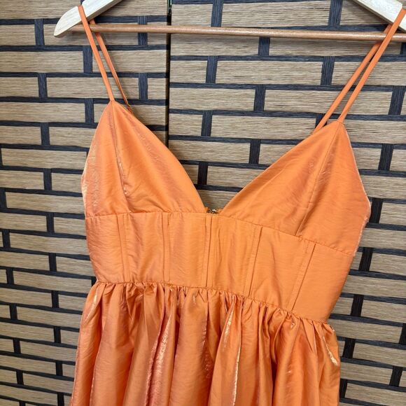 Runaway‎ Astrid Orange Dress Size Small - Picture 4 of 10